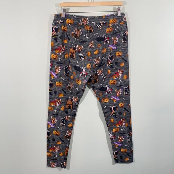 Time & Tru Women's Halloween Corgi Dog Pull On Leggings Size XL - Picture 6 of 7